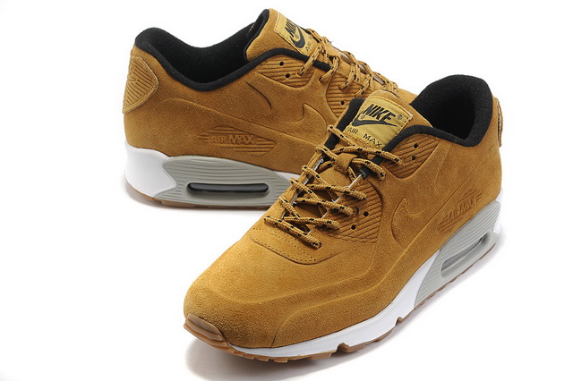 Mens Nike Air Max 90 VT Shoes Premium QS Brwon - Click Image to Close